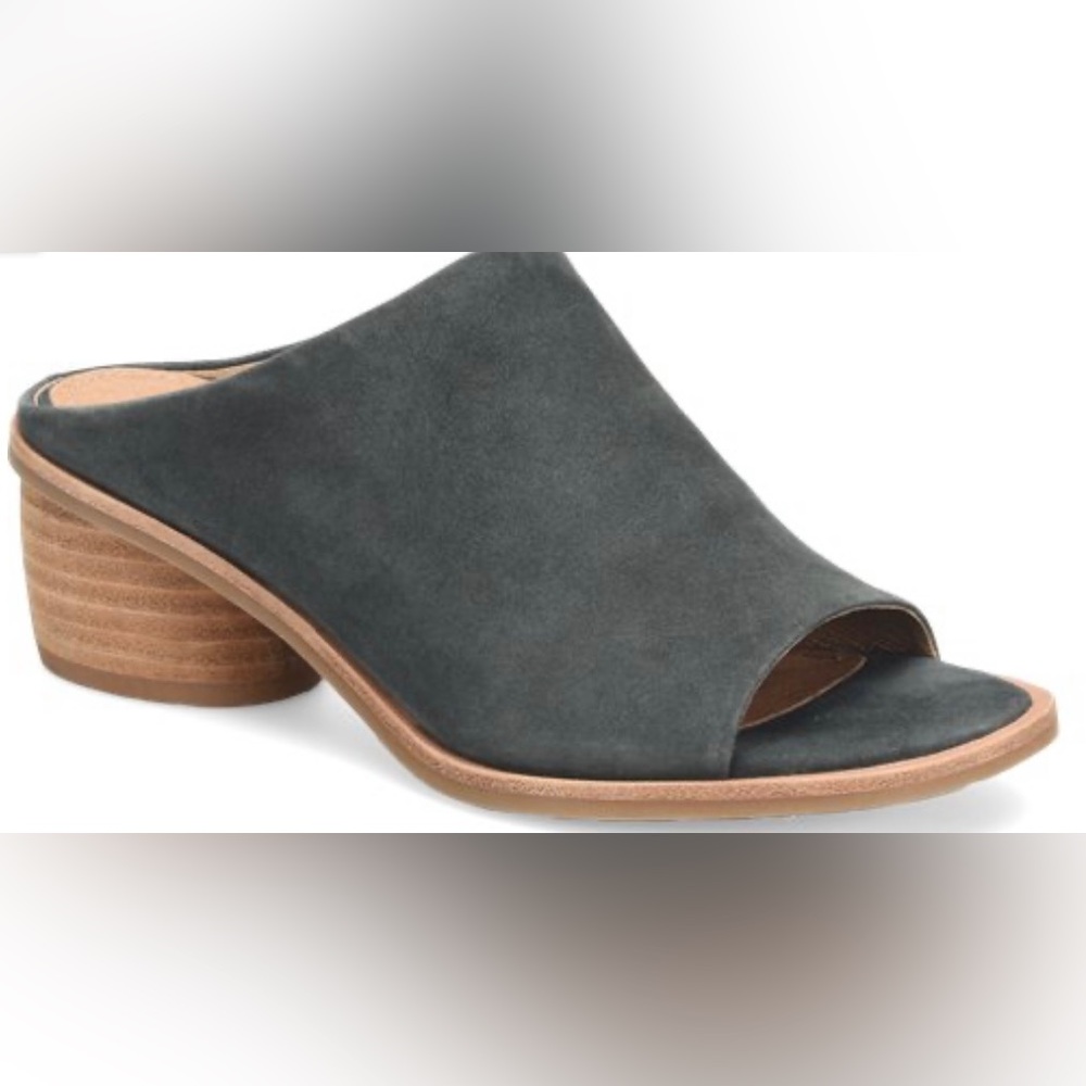 Sofft Women’s Carrey Slide in Hunter Gray Suede Size 10M